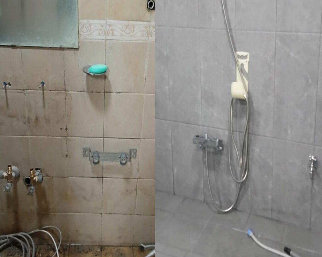 의정부 우편집중국 샤워실 욕실 리모델링