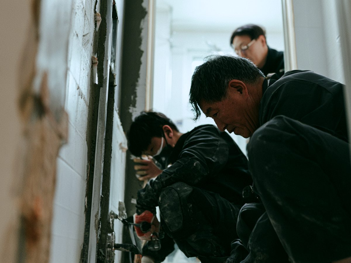 면목동 욕실리모델링 인스파이어 메인 타일 시공 경력 시공 참고 이미지